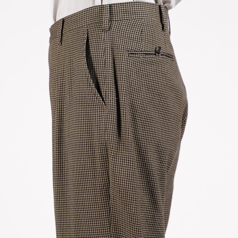NICENESS] ナイスネス S.AYLER / SUPER 140'S ONE TUCK SLACKS | INS
