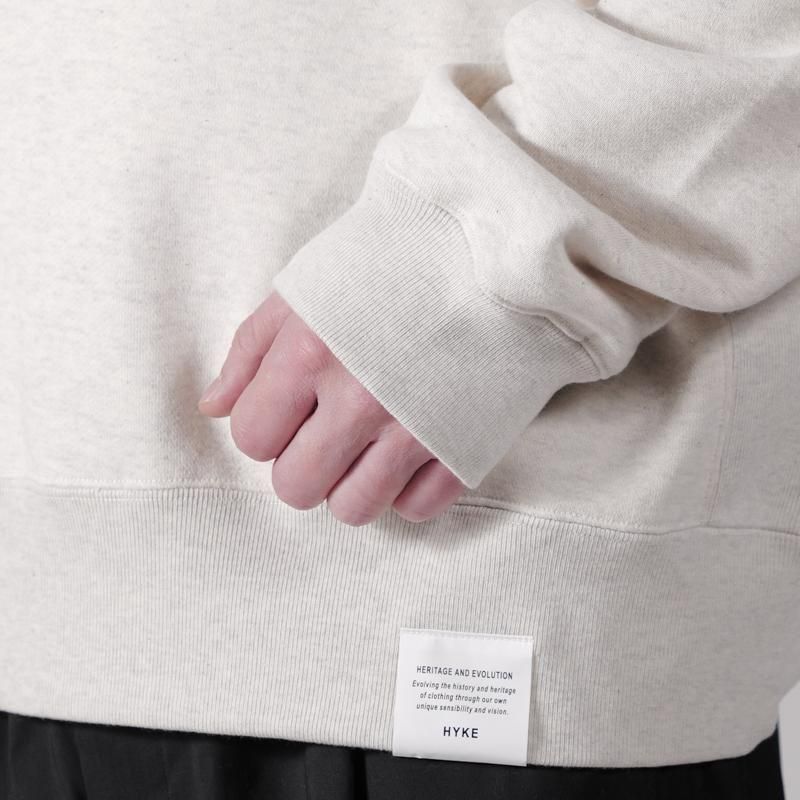 HYKE] ハイク SWEAT SHIRT (各色) 