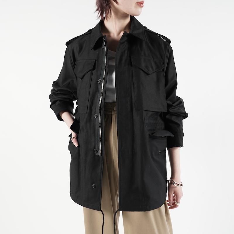 HYKE] ハイク TYPE M-51 FIELD JACKET(BLACK)
