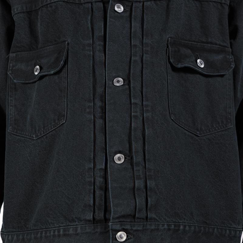 A.PRESSE] アプレッセ 2nd Type Black Denim Jacket | INS ONLINE