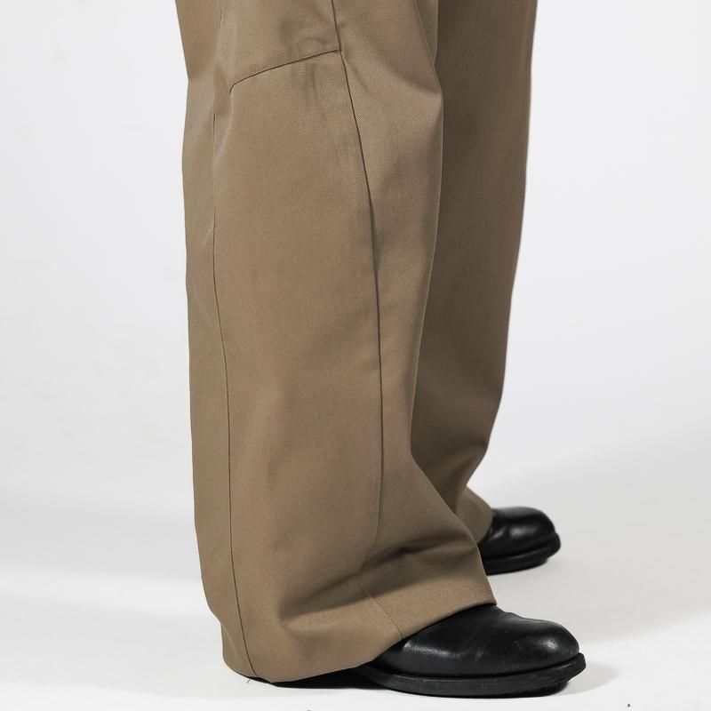 HYKE] ハイク T/C BARREL-LEG WORK PANTS 
