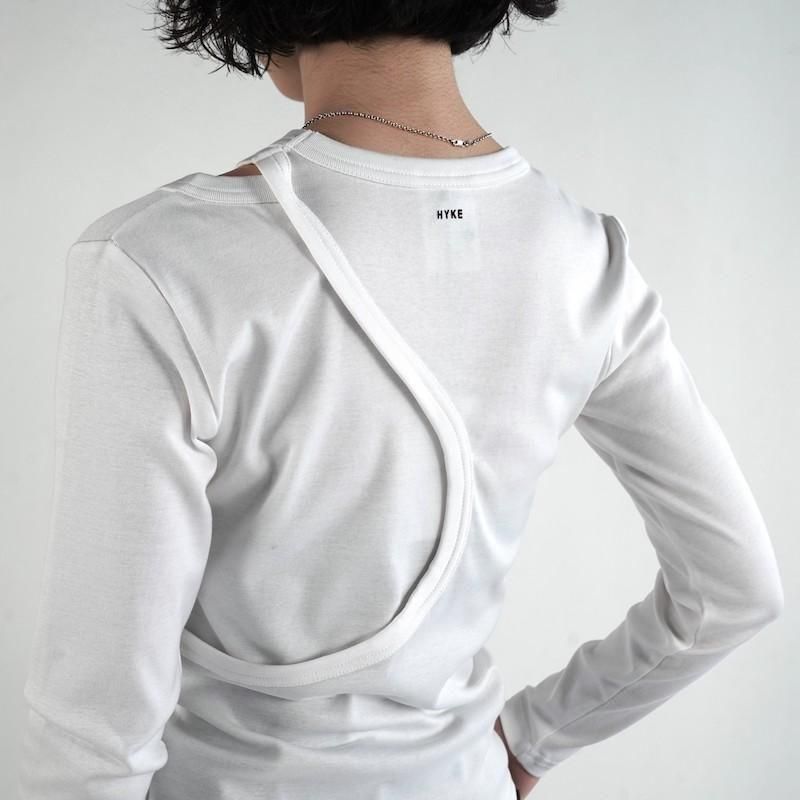 HYKE(ハイク) BORDER LONG-SLV TEE LAYERED LONG―SLV TEE 25FW／12423 | HYKE