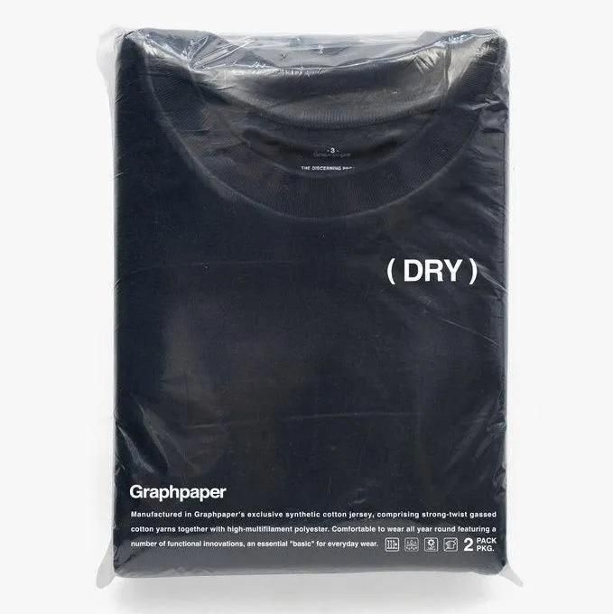 Graphpaper] グラフペーパー DRY 2-Pack Crew Neck Tee | INS ONLINE