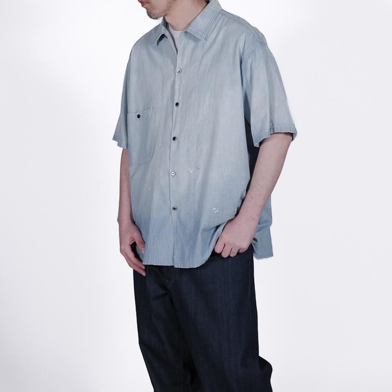 A.PRESSE] アプレッセ Vintage Chambray S/S Shirt | INS ONLINE STORE