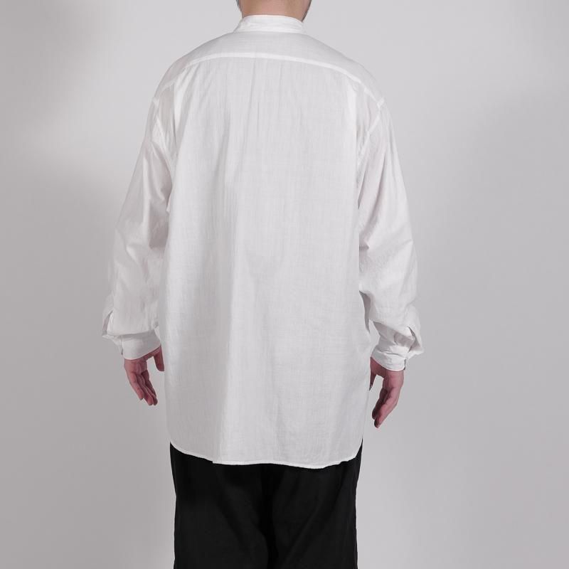 COMOLI] コモリ モスリン プルオーバーシャツ | INS ONLINE STORE 公式