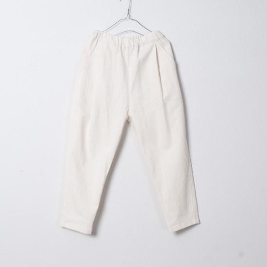備後節織　テーパードパンツ　yohaku 備後節織 テーパードパンツ 1st.model 濃紺（厚地） - yohakuの