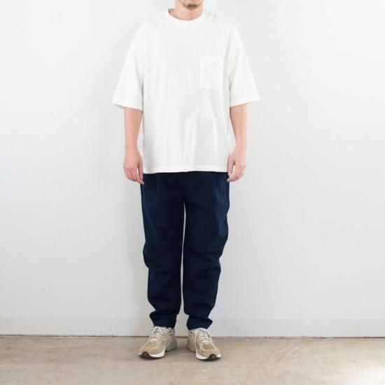 yohaku 余白 遠州織物 テーパードパンツ サイズ3 楽天市場】yohaku（余白） 備後節織 テーパードパンツ 濃紺×墨