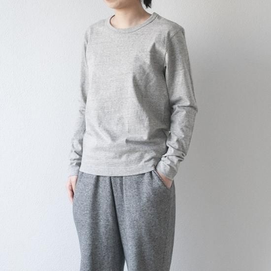 HANMO ロングスリーブTシャツ 杢グレー - yohakuの公式通販サイトです