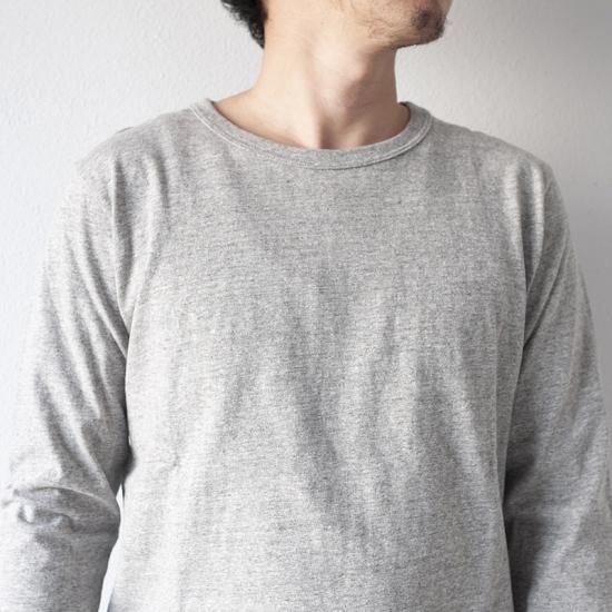 HANMO ロングスリーブTシャツ 杢グレー - yohakuの公式通販