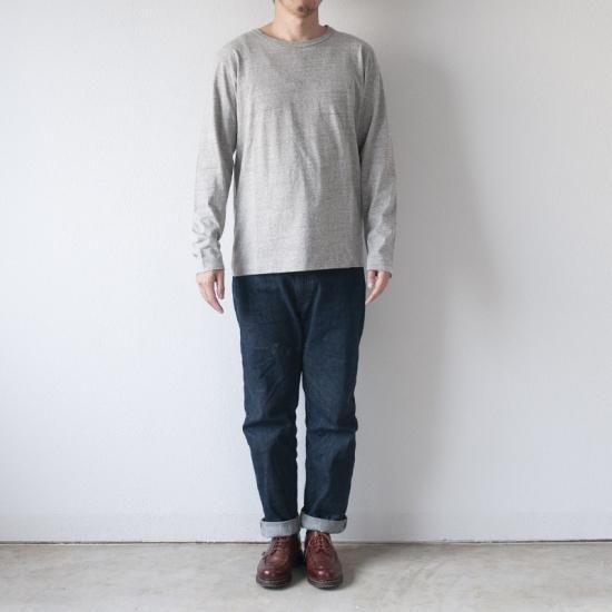 HANMO ロングスリーブTシャツ 杢グレー - yohakuの公式通販