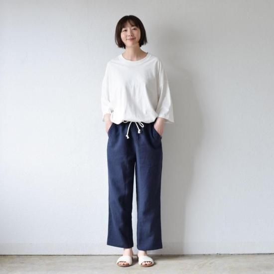 人気商品の再入荷情報をお届け！ イージーワイドパンツ リネン キナリ yohakuの公式通販サイト - パンツ
