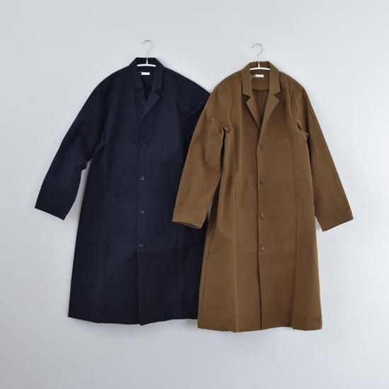 バフクロス ロングジャケット ブラックネイビー - yohakuの公式通販