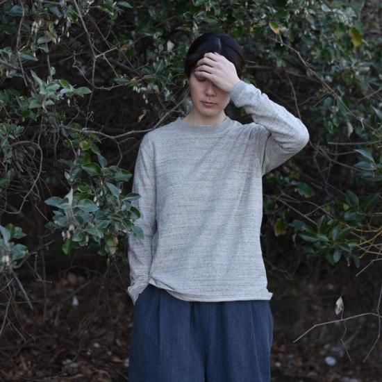 緑綿ガーゼ微起毛 ロングスリーブTシャツ - yohakuの公式通販