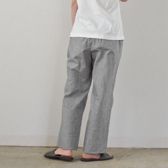 遠州織物 綿麻ストレートパンツ 杢グレー size3.4 - yohakuの公式通販