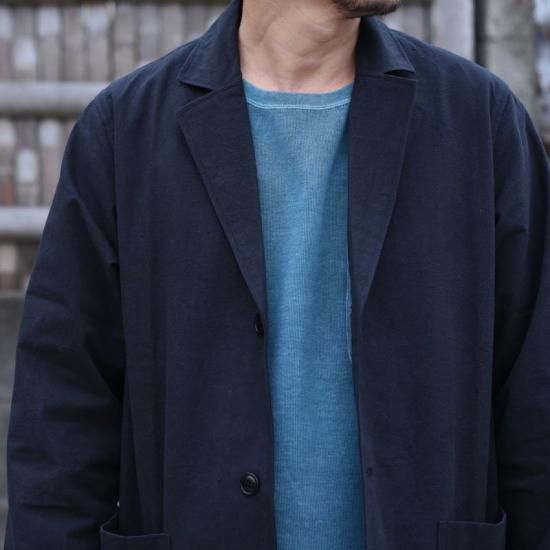 LOEFF ギャバ オーバーサイズ ジャケット 遠州織物 オーバーサイズジャケット ブラック - yohakuの公式