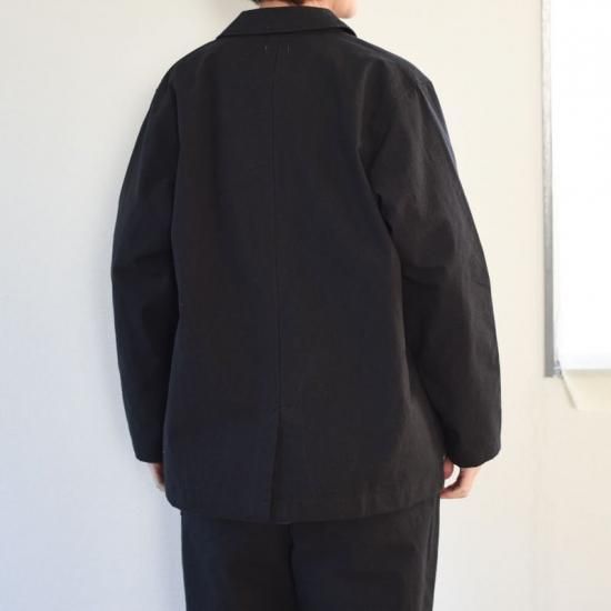 遠州織物 オーバーサイズジャケット ブラック - yohakuの公式