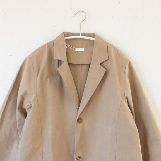 バフクロス ロングジャケット ベージュ - yohakuの公式通販サイトです