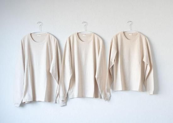 yohaku 余白 種から作ったロングスリーブTシャツ t0138 わたのいろ オフホワイト ブラック 楽天市場】yohaku（余白）種から作ったロングスリーブTシャツ