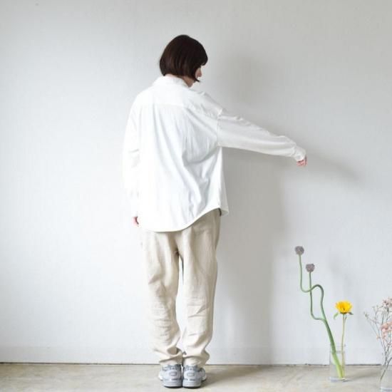 種から作ったオーバーサイズシャツ オフホワイト （限定色