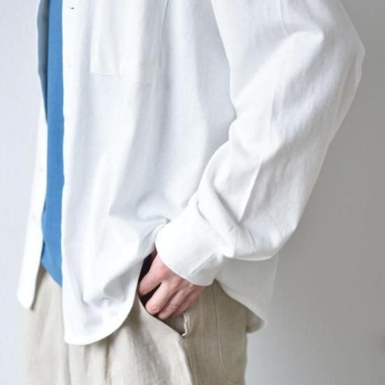種から作ったオーバーサイズシャツ オフホワイト （限定色