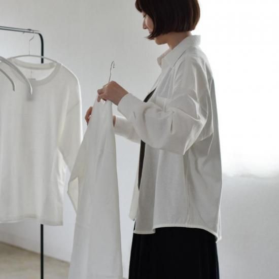 Youko様オーダー確認用 種から作ったオーバーサイズシャツ オフホワイト （限定色