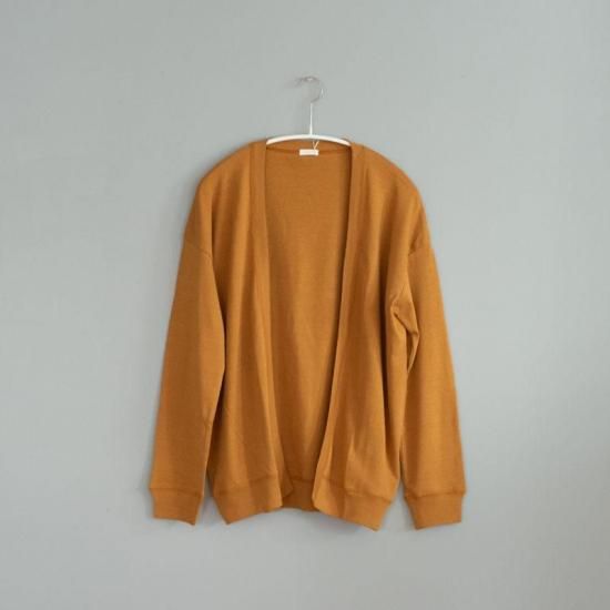 ラフィーコンパクト カーディガン マスタード - yohakuの公式通販