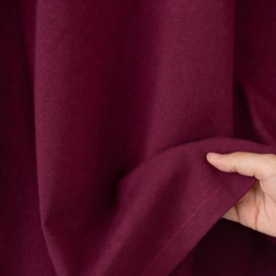 種から作ったTシャツ red leaf （ボルドー）限定色 - yohakuの公式通販