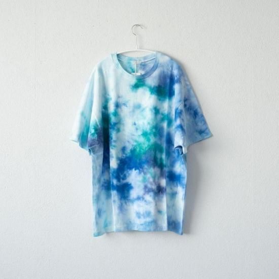sense パネルパターンTシャツ ブルー系F サイズ3 - yohakuの