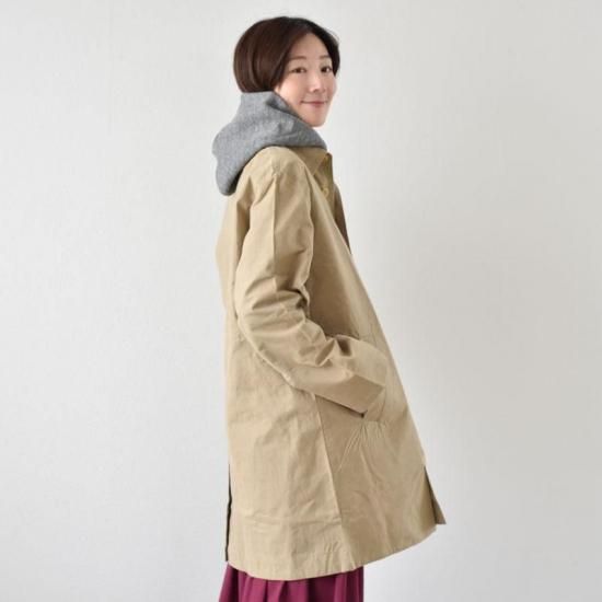 バフクロス ミドルジャケット ベージュ - yohakuの公式通販サイトです