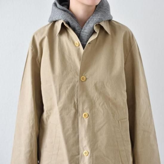 バフクロス ミドルジャケット ベージュ - yohakuの公式通販サイトです