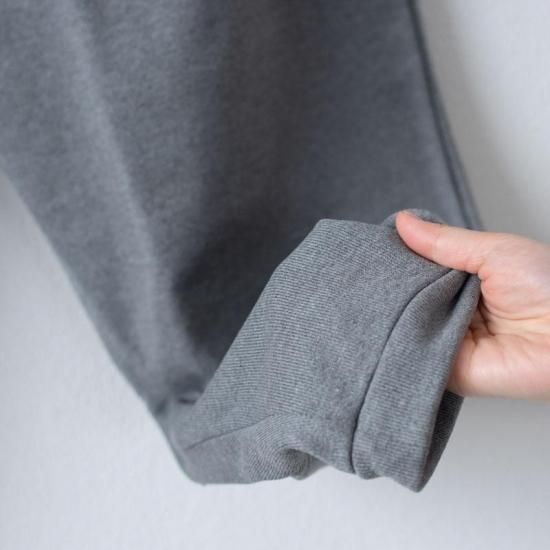 ドバイパンツ しっかり裏毛素材 ヘザーグレー - yohakuの公式通販