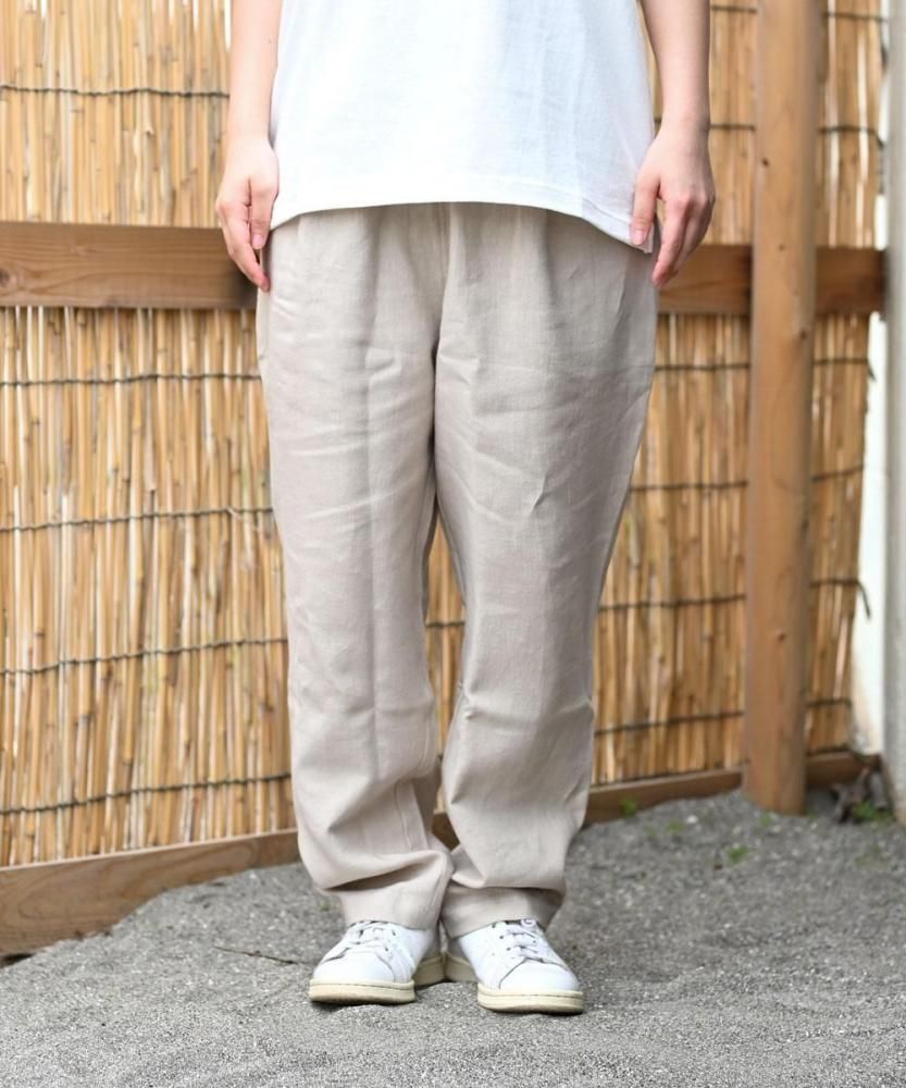 リネン テーパードパンツ キナリ - yohakuの公式通販サイトです
