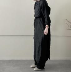 rehellinen 新品apron dressホワイトレヘリネン ElinoraPW Wrap dress in bright white linen
