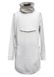 <img class='new_mark_img1' src='https://img.shop-pro.jp/img/new/icons8.gif' style='border:none;display:inline;margin:0px;padding:0px;width:auto;' />Heavy Cotton Jersey High Neck Long Cut&Sewn - White