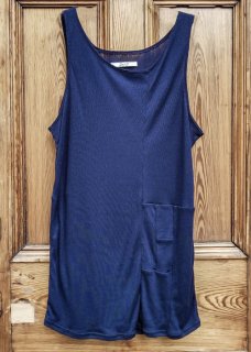 <img class='new_mark_img1' src='https://img.shop-pro.jp/img/new/icons8.gif' style='border:none;display:inline;margin:0px;padding:0px;width:auto;' />Golden Ratio Supima Micro Gauze Rib Tank Top - Navy