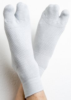 <img class='new_mark_img1' src='https://img.shop-pro.jp/img/new/icons14.gif' style='border:none;display:inline;margin:0px;padding:0px;width:auto;' />Ice Cotton Deodorize Short Tabi Socks - Icegray