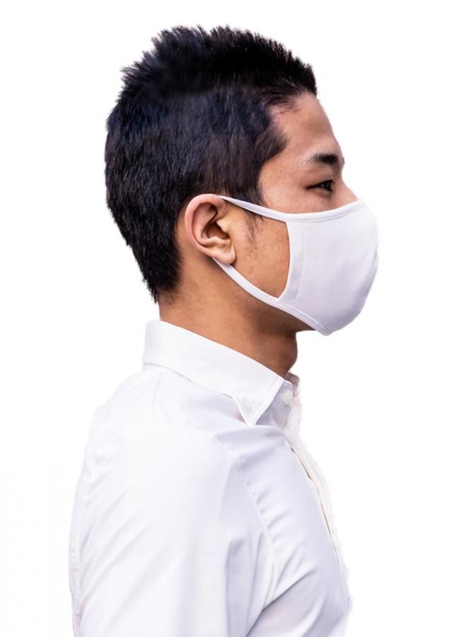 和紙ストレッチゼロ3D立体マスク - White（白）