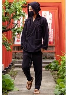 <img class='new_mark_img1' src='https://img.shop-pro.jp/img/new/icons14.gif' style='border:none;display:inline;margin:0px;padding:0px;width:auto;' />Zero Monk's Relax Wear (Tops&Pants) - Black