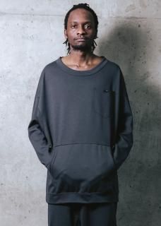 <img class='new_mark_img1' src='https://img.shop-pro.jp/img/new/icons14.gif' style='border:none;display:inline;margin:0px;padding:0px;width:auto;' />Zero Stretch Japanesepaper Dolman Pull Over - Gray