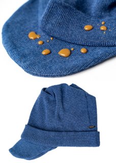 <img class='new_mark_img1' src='https://img.shop-pro.jp/img/new/icons14.gif' style='border:none;display:inline;margin:0px;padding:0px;width:auto;' />Zero Water-repellent Japanesepaper Knit Cap - Indigoblue