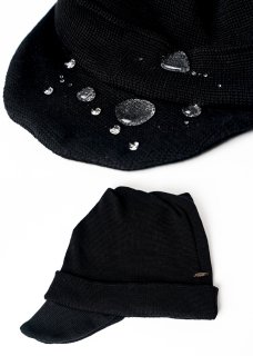<img class='new_mark_img1' src='https://img.shop-pro.jp/img/new/icons14.gif' style='border:none;display:inline;margin:0px;padding:0px;width:auto;' />Zero Water-repellent Japanesepaper Knit Cap - Black