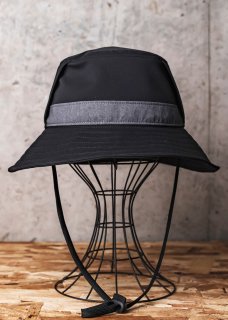 <img class='new_mark_img1' src='https://img.shop-pro.jp/img/new/icons14.gif' style='border:none;display:inline;margin:0px;padding:0px;width:auto;' />Zero Water-repellent Packable Bucket Hat - Black