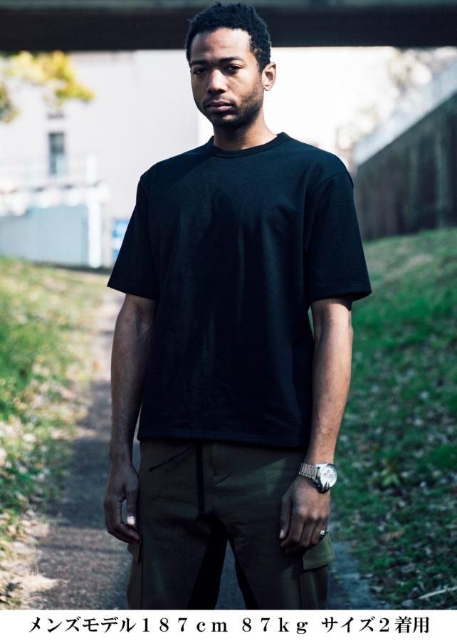 Roots Men's☆ Backcountry・オーガニックコットン半袖Ｔシャツ zeroオーガニックコットンスーパーストレッチ半袖Tシャツ - 黒