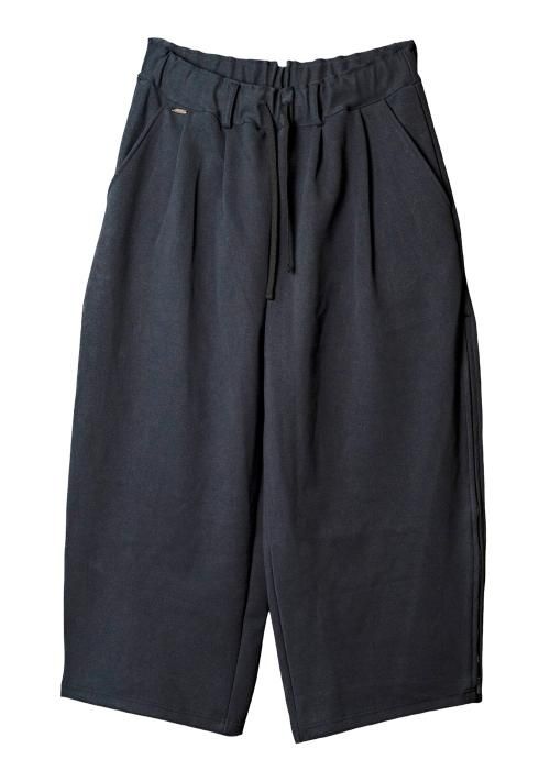 zero和紙スーパーストレッチ袴ワイドパンツ - 黒 zero和紙スーパーストレッチ袴ワイドパンツ - 黒