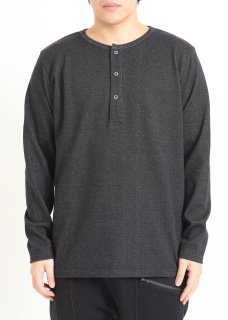 <img class='new_mark_img1' src='https://img.shop-pro.jp/img/new/icons14.gif' style='border:none;display:inline;margin:0px;padding:0px;width:auto;' />Zero Organic Cotton Stretch Henry Neck Pullover Shirt - Black