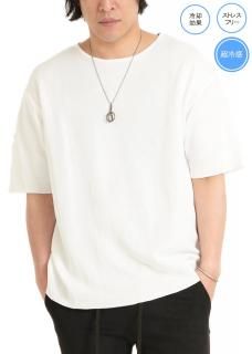 <img class='new_mark_img1' src='https://img.shop-pro.jp/img/new/icons14.gif' style='border:none;display:inline;margin:0px;padding:0px;width:auto;' />Zero Super Cold Touch Knit T-Shirt - White