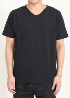 <img class='new_mark_img1' src='https://img.shop-pro.jp/img/new/icons14.gif' style='border:none;display:inline;margin:0px;padding:0px;width:auto;' />Zero Organic Cotton Super Stretch V Neck T-Shirt - Black