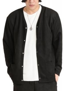 <img class='new_mark_img1' src='https://img.shop-pro.jp/img/new/icons14.gif' style='border:none;display:inline;margin:0px;padding:0px;width:auto;' />Zero Eco Suede Stretch Cardigan - Black