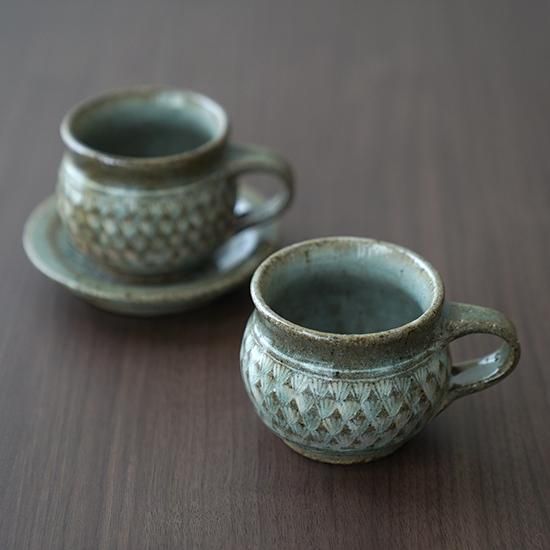 茶道具 三島皿 （三島手 マグカップ - 十二ヵ月 Online shop）