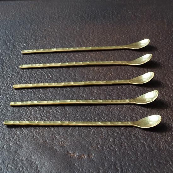 真鍮ソーダスプーン(ロングスプーン) 【十二ヵ月オリジナル】 | 十二